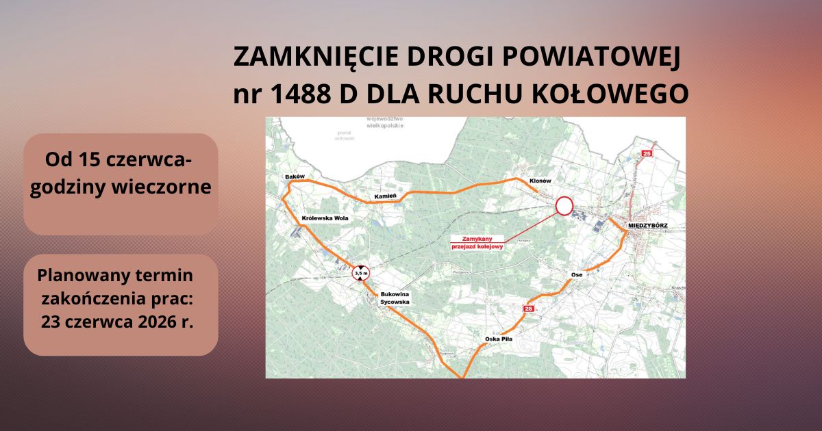 Zamknięcie przejazdu kolejowego