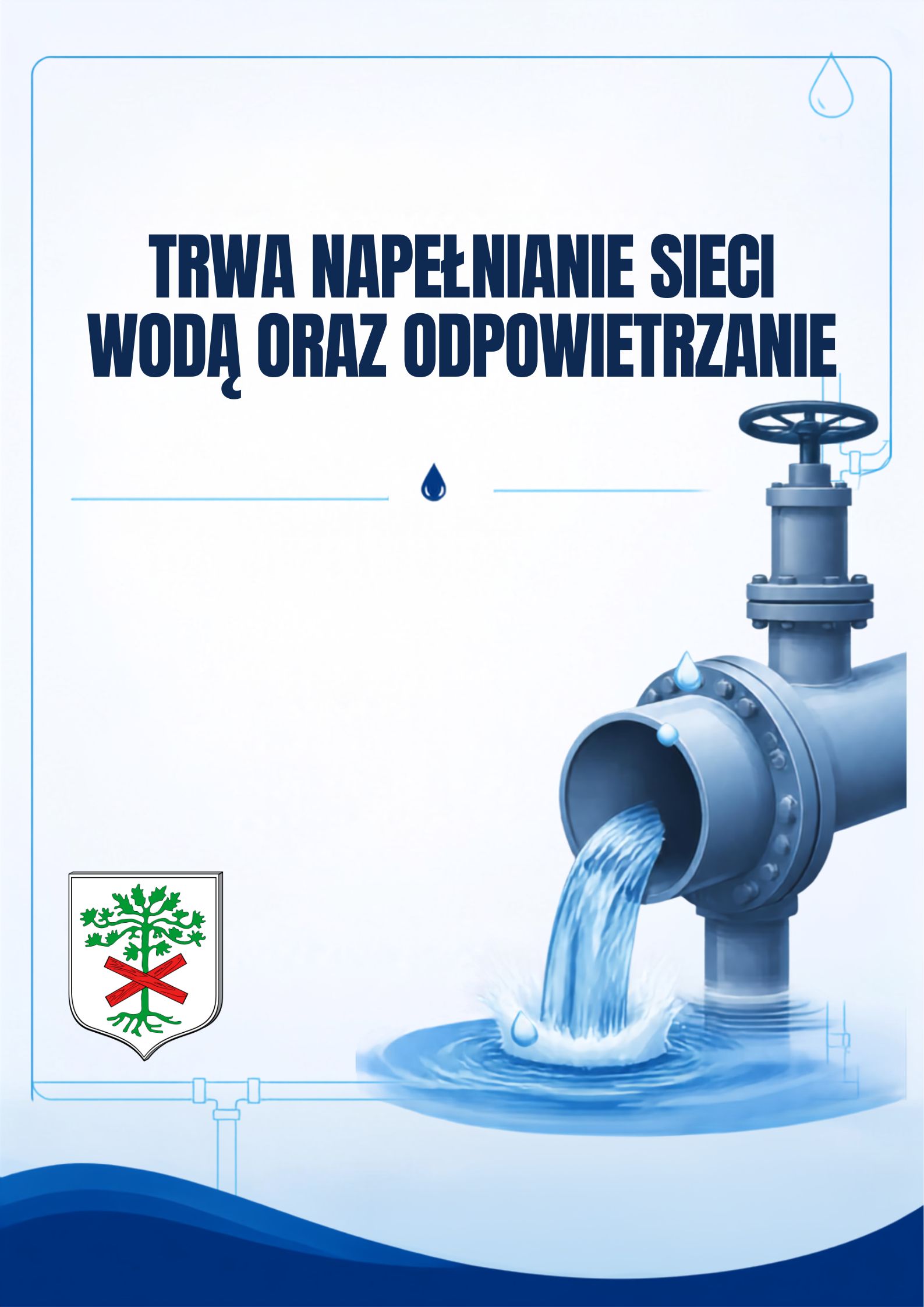 Awaria sieci- napełnianie wodociąg&oacute;w i&nbsp;odpowietrzanie