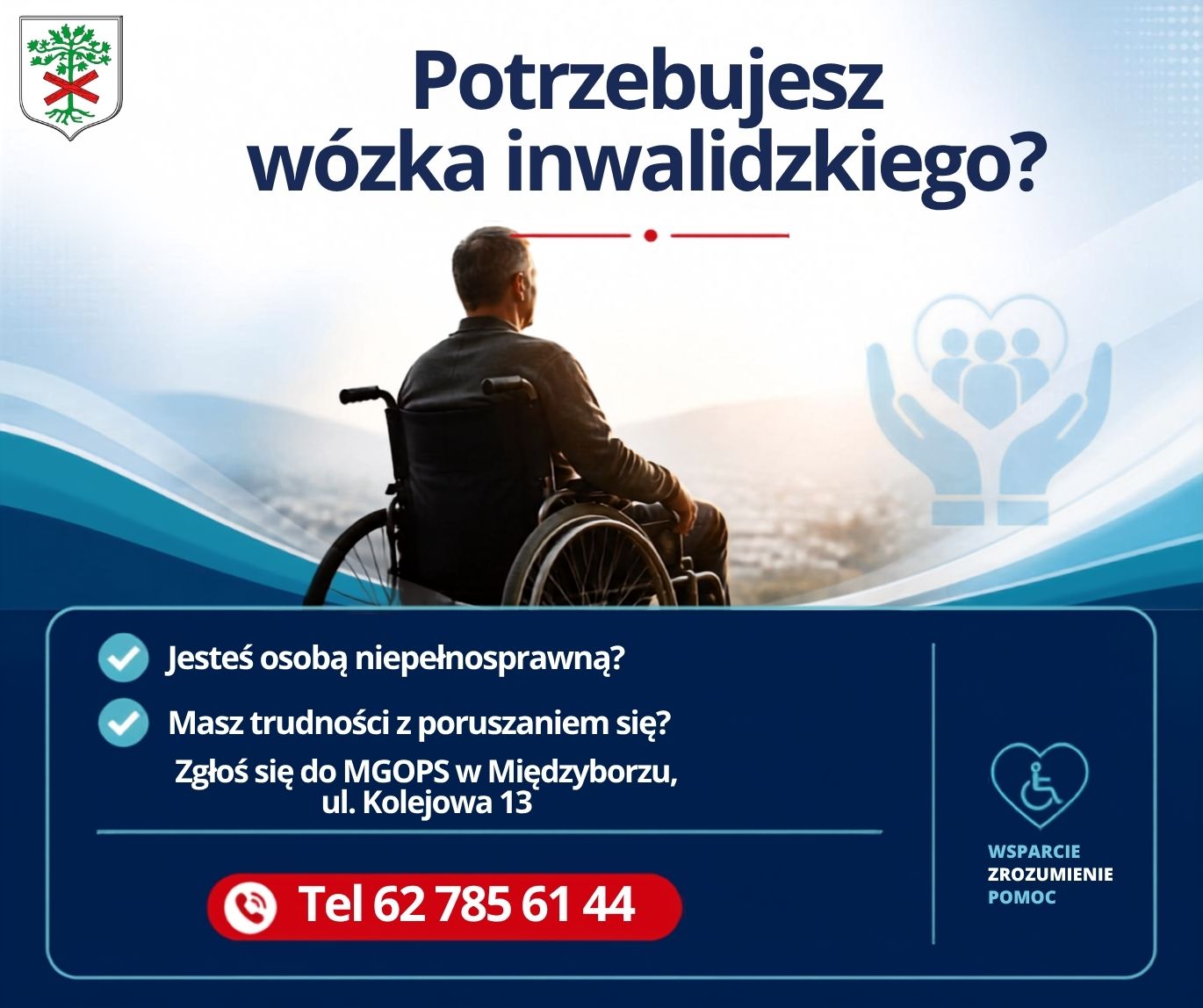Pomoc w&nbsp;uzyskaniu w&oacute;zka inwalidzkiego w&nbsp;MGOPS Międzyb&oacute;rz