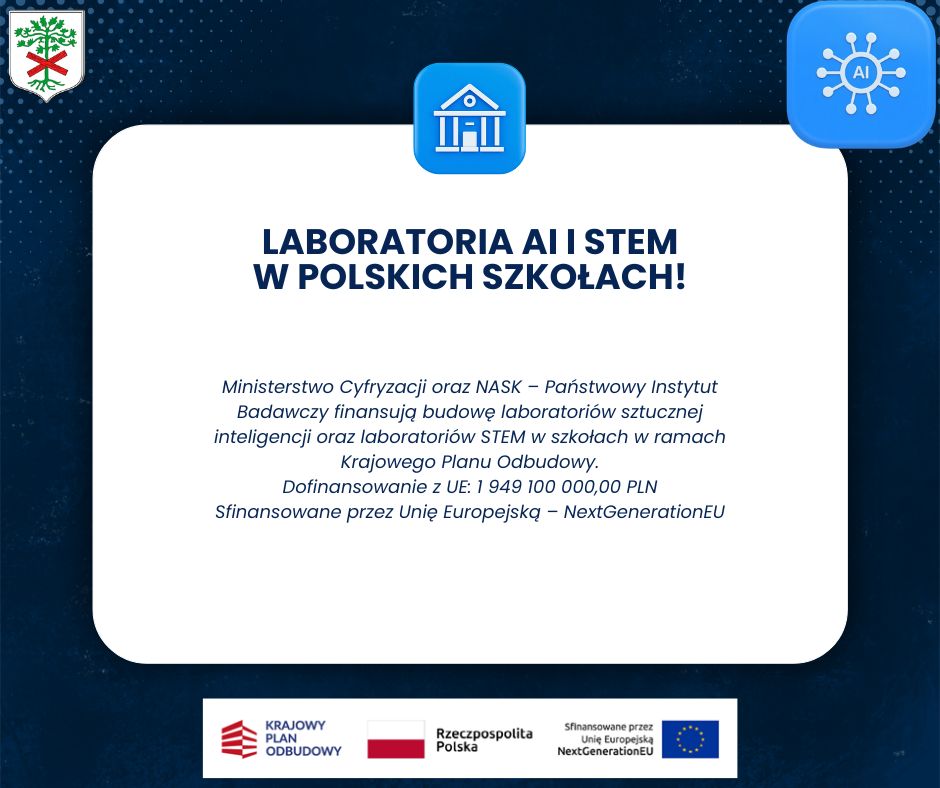 Laboratoria AI i&nbsp;STEM  w&nbsp;szkołach
