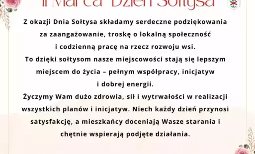 Zdjęcie do DZIEŃ SOŁTYSA 