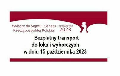 Zdjęcie do  Bezpłatny transport do lokali wyborczych 