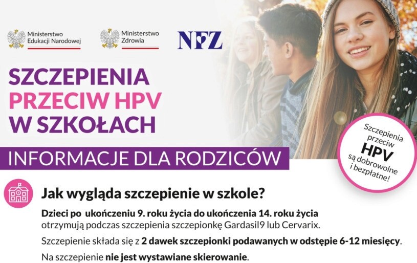 Zdjęcie do Szczepienia przeciw ludzkiemu wirusowi brodawczaka (HPV)