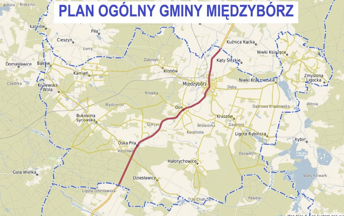 Zdjęcie do Plan og&oacute;lny Gminy Międzyb&oacute;rz