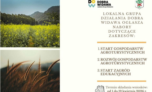 Zdjęcie do Nabory prowadzone przez Lokalną Grupę Działania Dobra Widawa. 