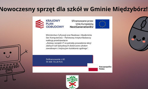Sprzęt informatyczny dla Szkół w Gminie Międzybórz