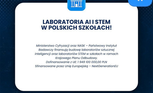 Laboratoria AI i STEM  w polskich szkołach
