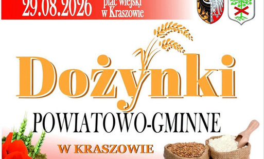 Dożynki powiatowo-gminne w Kraszowie 29.08.2026
