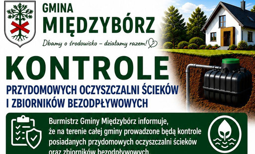 Kontrole przydomowych oczyszczalni ścieków i zbiorników bezodpływowych