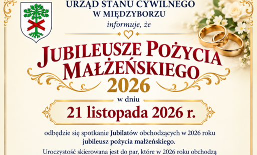 Jubileusze pożycia małżeńskiegp